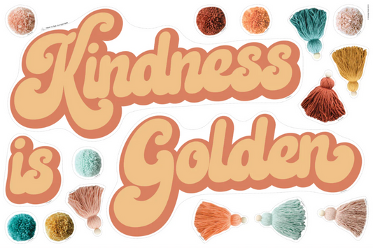 Good Vibes Kindness Is Golden Statement Piece