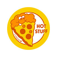 Hot Stuff, Pizza scent Retro Scratch 'n Sniff Stinky Stickers®