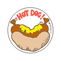 Hot Dog!, Hot Dog scent Retro Scratch 'n Sniff Stinky Stickers®