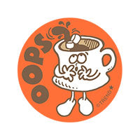Oops, Hot Cocoa scent Retro Scratch 'n Sniff Stinky Stickers®