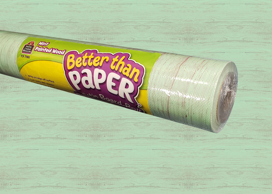 Mint Painted Wood Better Than Paper® Bulletin Board Roll