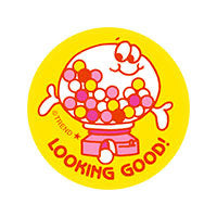 Looking Good!, Gumballs scent Retro Scratch 'n Sniff Stinky Stickers®