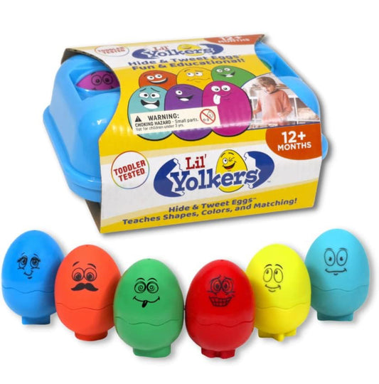 Lil’ Yolkers Hide and Tweet 6 Pack Eggs