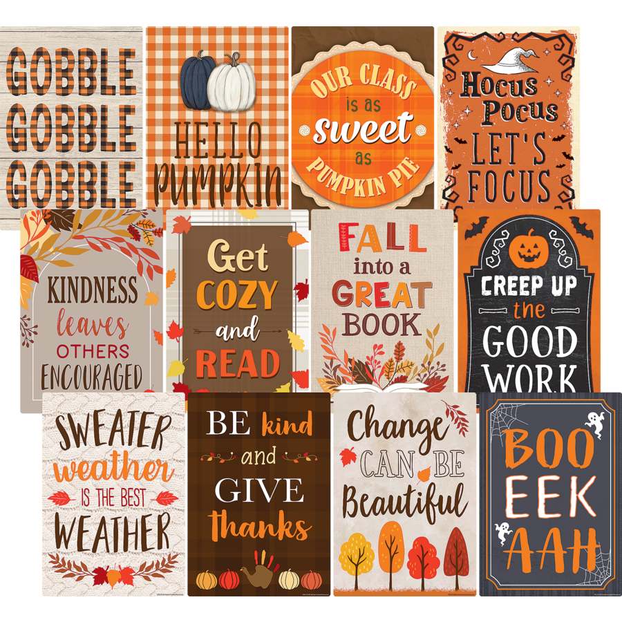 Fall Small Poster Pack