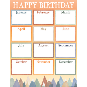 Moving Mountains Happy Birthday Chart
