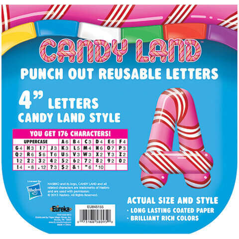 Candy Land™ Peppermint Stripe Deco Letters