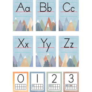 Moving Mountains Alphabet Bulletin Board