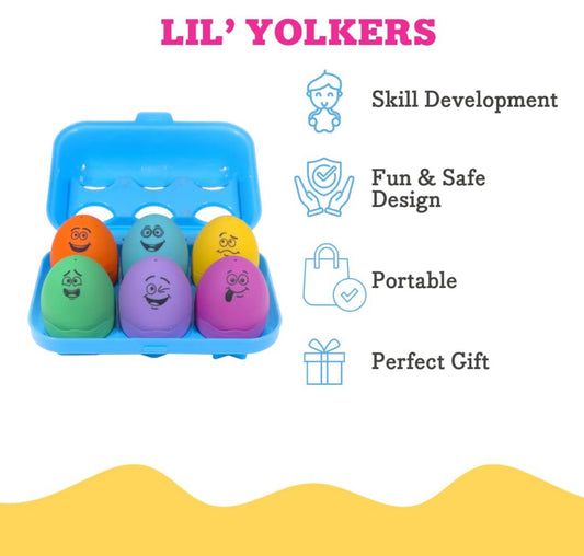 Lil’ Yolkers Hide and Tweet 6 Pack Eggs