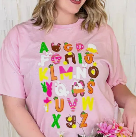 Alphabet Easter T-Shirt
