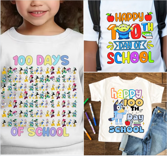 Youth 100th Day of School Shirt