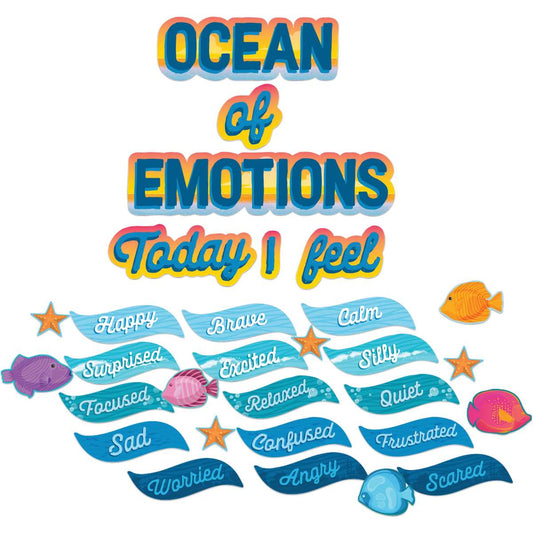 Seas the Day Ocean of Emotions Mini Bulletin Board Set