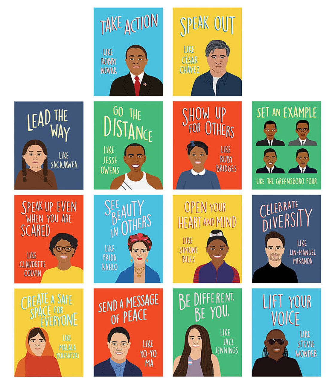 Mini Posters: Be an Ally Like Me Poster Set
