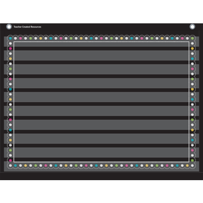 Chalkboard Brights Mini Pocket Chart
