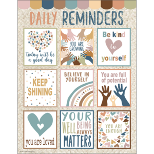 Everyone is Welcome Daily Reminders Chart