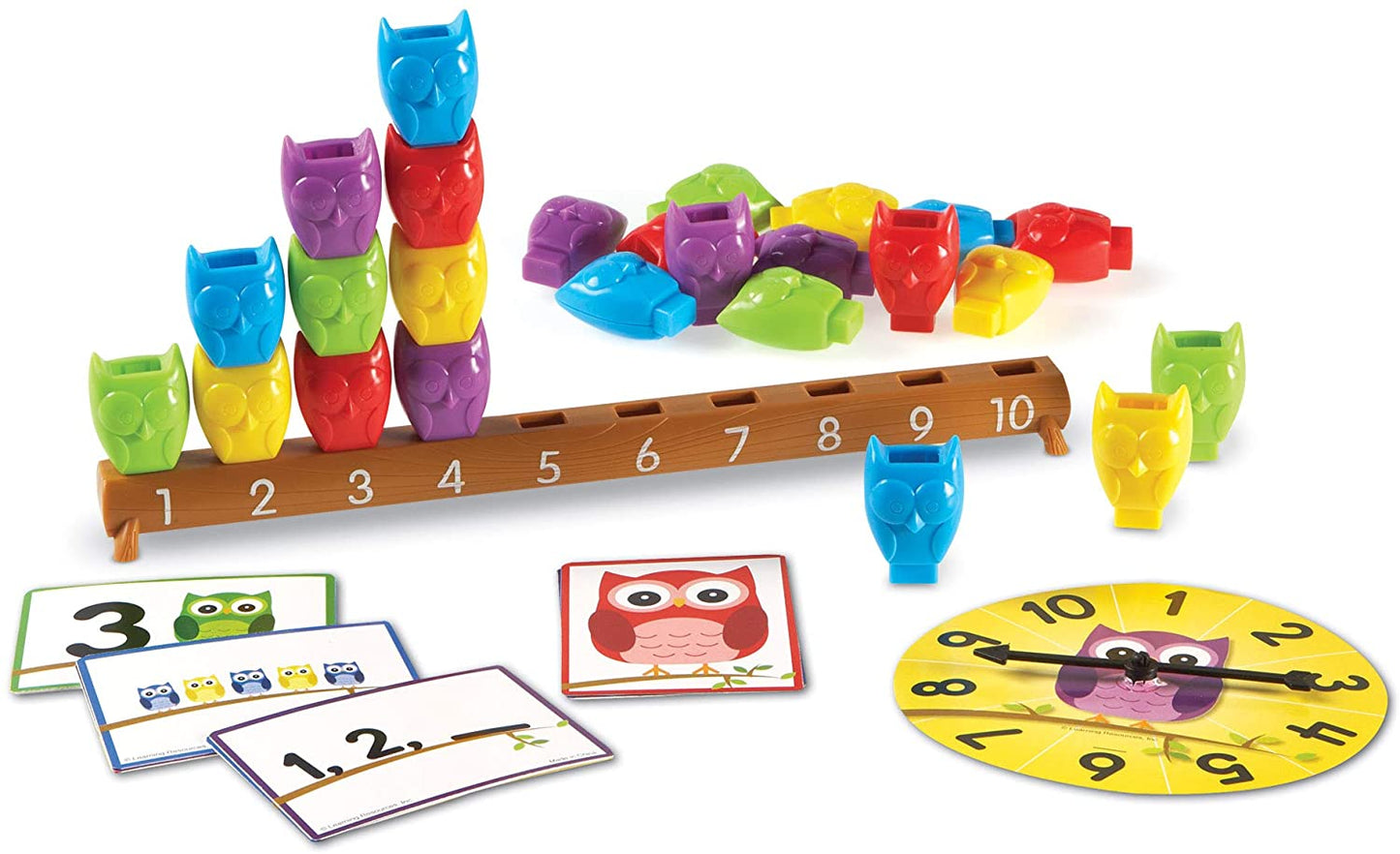 1-10 County Owls Activity Set | One to One Correspondence Game