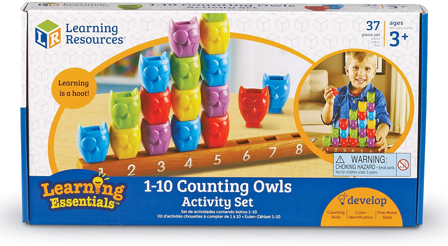 1-10 County Owls Activity Set | One to One Correspondence Game