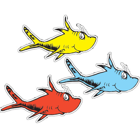 Dr. Seuss™ One Fish, Two Fish Assorted Paper Cut-Outs