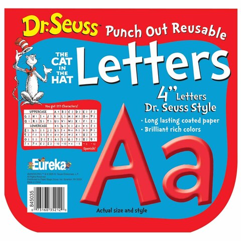 Dr. Seuss™ Red Deco Letters