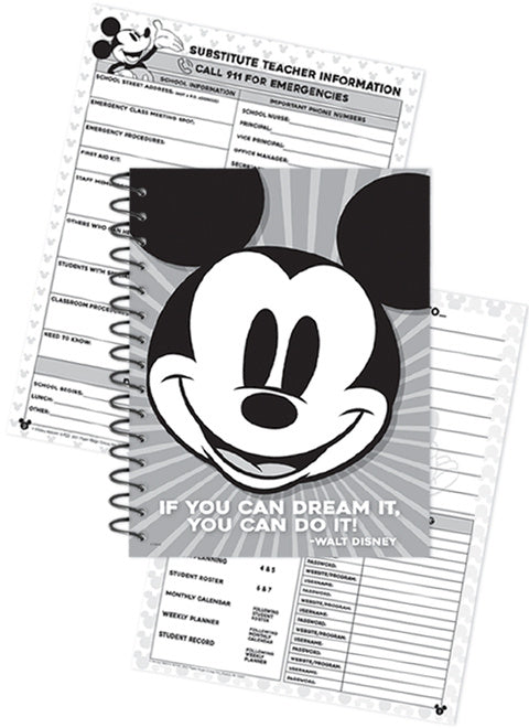 Mickey Mouse® Throwback Lesson Plan Book