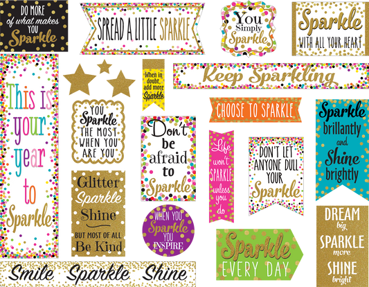 Confetti Sparkle and Shine Mini Bulletin Board
