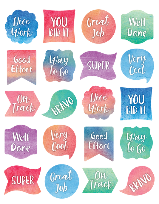 Watercolor Stickers