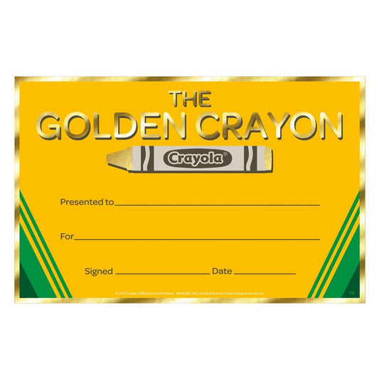 Crayola The Golden Crayon Award