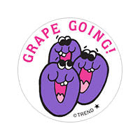 Grape Going!, Grape Jelly scent Retro Scratch 'n Sniff Stinky Stickers®