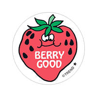 Berry Good, Strawberry scent Retro Scratch 'n Sniff Stinky Stickers®