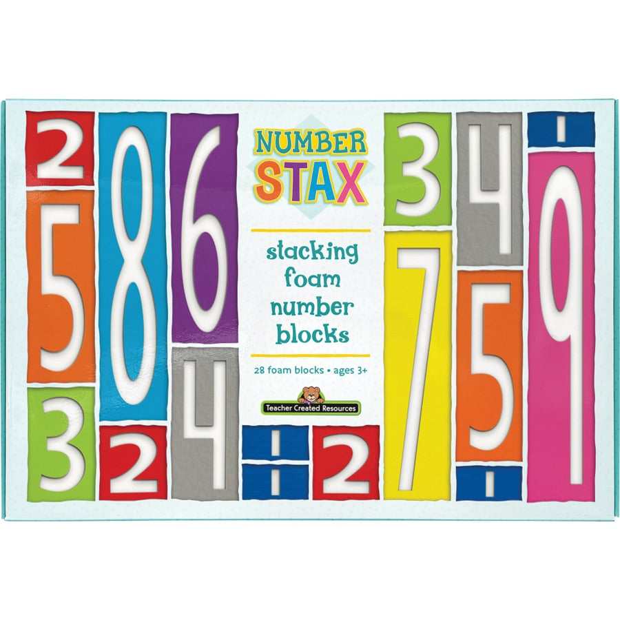 Number Stax - Stacking Foam Number Blocks – Trendy Teachers, LLC