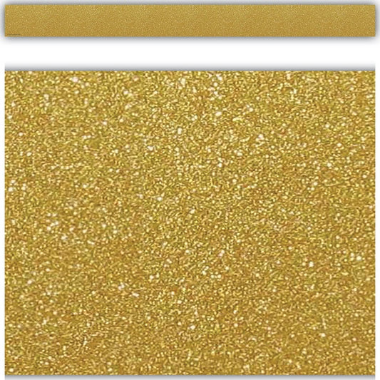 Gold Shimmer Straight Border Trim