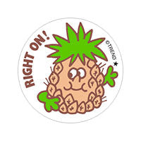 Right On!, Pineapple scent Retro Scratch 'n Sniff Stinky Stickers®